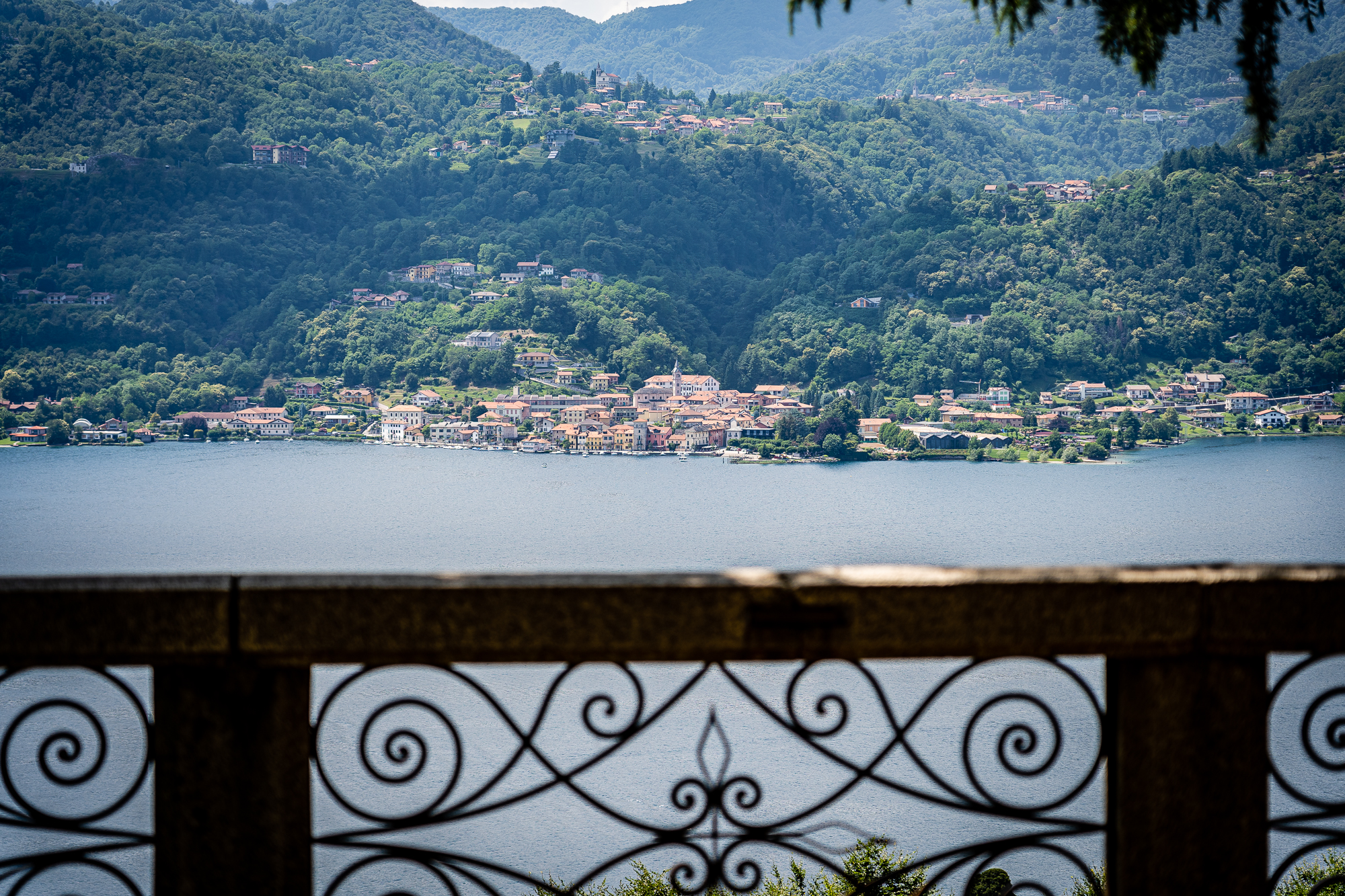 Lago d'Orta as seen from San Nicolao hill