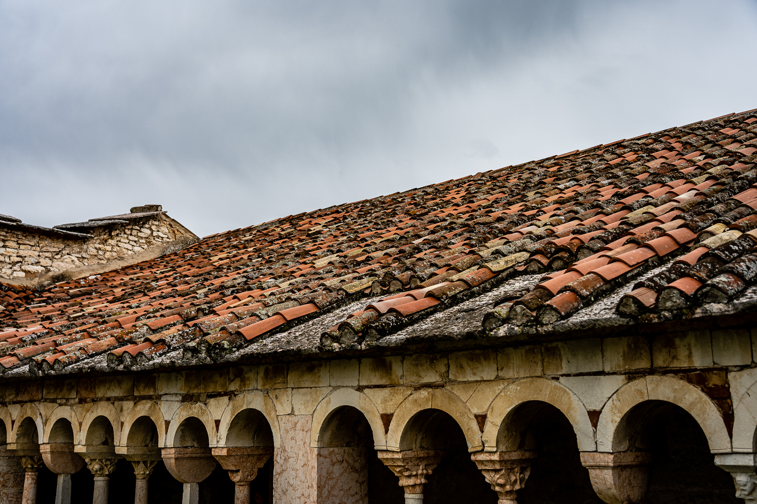 Italy Pic of the Day Pieve di San Giorgio di Valpolicella Cloister Roof