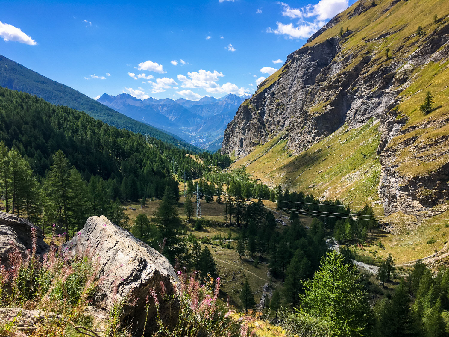 Picture of Italy Alps hiking trail summer