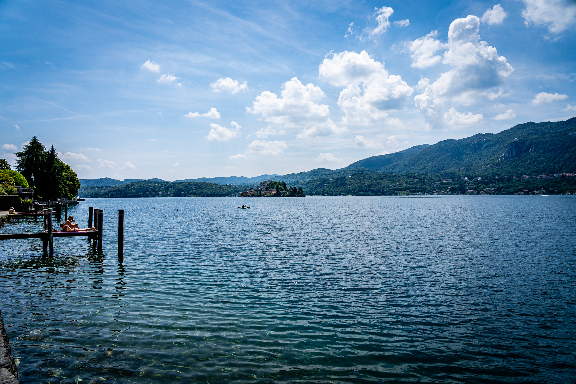 Pictures of Italy Lake Orta in Summer