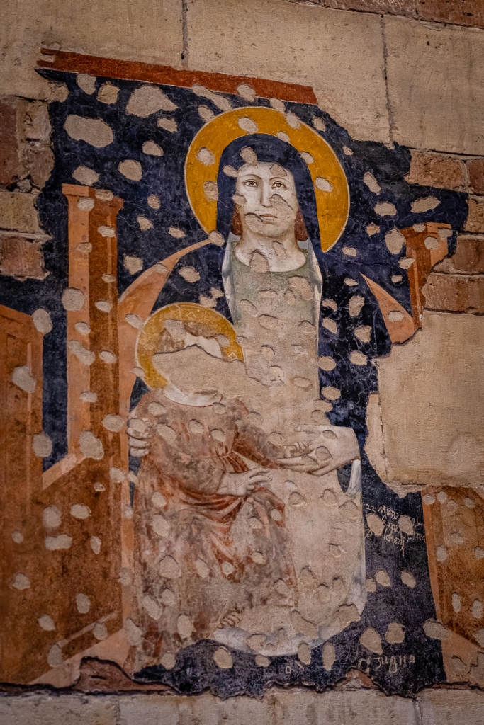 Damaged Fresco in Basilica San Zeno Verona
