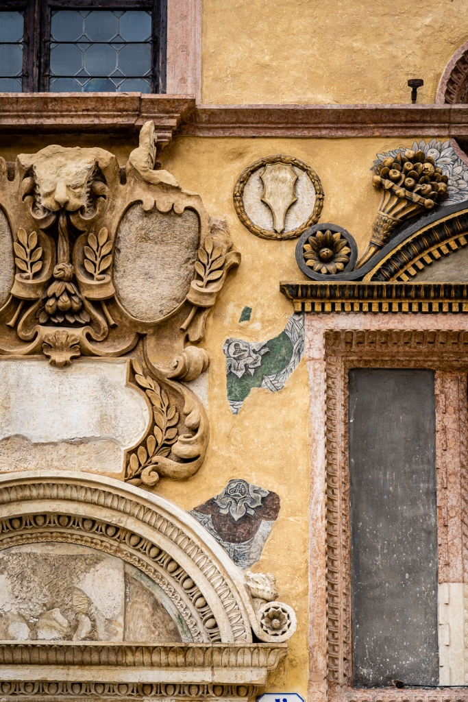 Ornate Windows of Verona Italy